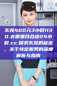 东莞400元3小时1130.去哪里找合适24小时.cc:探索东莞的秘密，关于特定服务的深度解析与指南